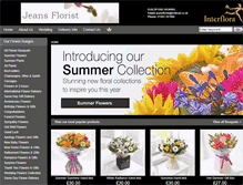 Tablet Screenshot of jeansflorist.com